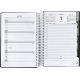 Spiralkalender hvid PP 12x17cm 1 dagside