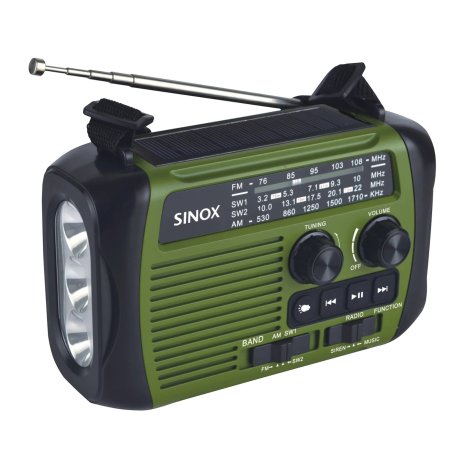 Sinox Bluetooth Nødradio    "Grøn"