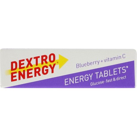 Dextro Energy Blåbær + Vitamin C  druesukker 47 gr