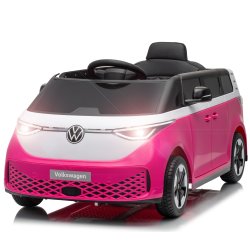 VW ID Buzz Elbil  22,2V m/Gummihjul 2.4G    "Pink"