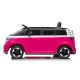 VW ID Buzz Elbil  22,2V m/Gummihjul 2.4G    "Pink"