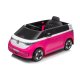 VW ID Buzz Elbil  22,2V m/Gummihjul 2.4G    "Pink"