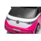VW ID Buzz Elbil  22,2V m/Gummihjul 2.4G    "Pink"