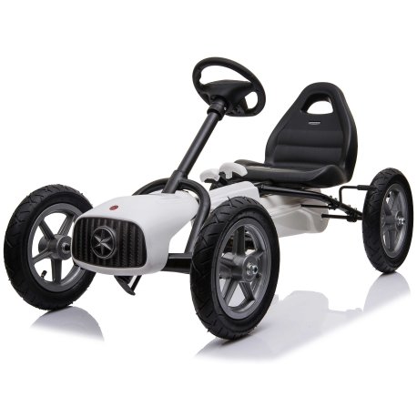MegaLeg Pedal AIR Gokart 1903 til børn  "Hvid"