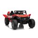Beach Buggy XL Elbil m/4x24V Motorer + Gummihjul + fjernb  "Sort/Rød"