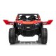 Beach Buggy XL Elbil m/4x24V Motorer + Gummihjul + fjernb  "Sort/Rød"