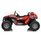 Beach Buggy XL Elbil m/4x24V Motorer + Gummihjul + fjernb  "Sort/Rød"