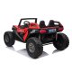 Clash Buggy XL Elbil m/4x24V Motorer + Gummihjul + fjernb  "Sort/Rød"