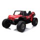 Clash Buggy XL Elbil m/4x24V Motorer + Gummihjul + fjernb  "Sort/Rød"