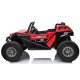 Clash Buggy XL Elbil m/4x24V Motorer + Gummihjul + fjernb  "Sort/Rød"