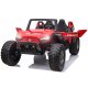 Clash Buggy XL Elbil m/4x24V Motorer + Gummihjul + fjernb  "Sort/Rød"