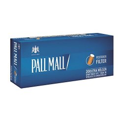 Pall Mall Blå Xtra 200 stk. Pakke Filterrør