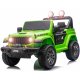 Jeep Wrangler Rubicon Elbil Til 21,6V m/Lædersæde, Gummihjul   "Grøn"