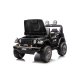 Jeep Wrangler Rubicon Elbil Til 21,6V m/Lædersæde, Gummihjul   "Sort"