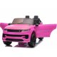 Range Rover Sport Elbil 21,6V  m/Gummihjul + Lædersæde   "Pink"