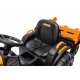 JCB FASTRAC EL Traktor Med Anhænger m/Lædersæde, Gummihjul  "Gul/Sort"