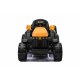 JCB FASTRAC EL Traktor Med Anhænger m/Lædersæde, Gummihjul  "Gul/Sort"
