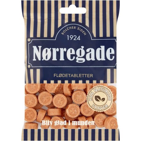 Nørregade Flødetabletter 100  gr