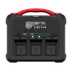 Energizer 1102Wh Bærbart Kraftværk Med 2400W. Sort