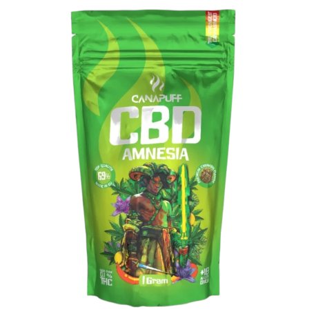 CanaPuff  Flower Amnesia, CBD 69 %   "2 gram"