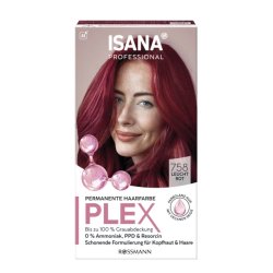 ISANA PROFESSIONAL Plex Langvarig Hårfarve   "7.58 Lysende rød"