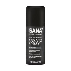 ISANA PROFESSIONAL  Dækkende Hårgrænsespray   "Sort"
