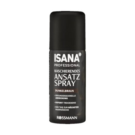 ISANA PROFESSIONAL  Dækkende Hårgrænsespray   "Mørkebrun"