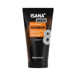 ISANA MEN  Styling-Gel Maximum Trin 8  150 ml