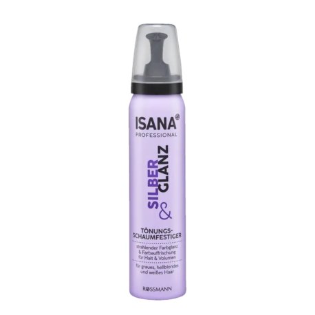 ISANA PROFESSIONAL  Tonings-Hårmousse Sølv & Glans   100 ml