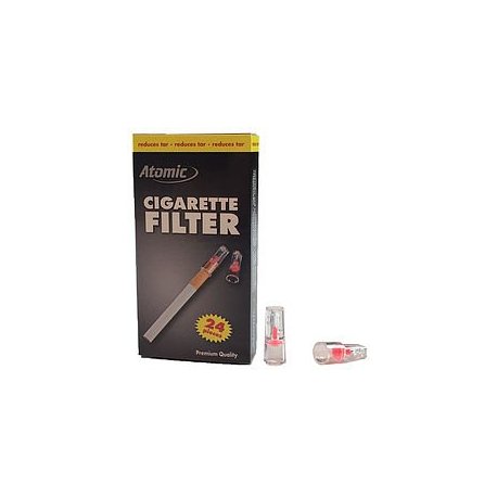 Atomic cigaretfiltre - reducerer tjære - 24 stk