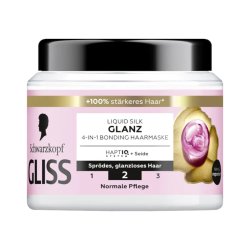 Gliss - Liquid Silk 4-in-1 Bonding Hårmaske For Glans  400 ml