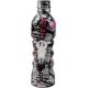 Bong Glasflaske  Sølv/Graffiti Design    25 cm
