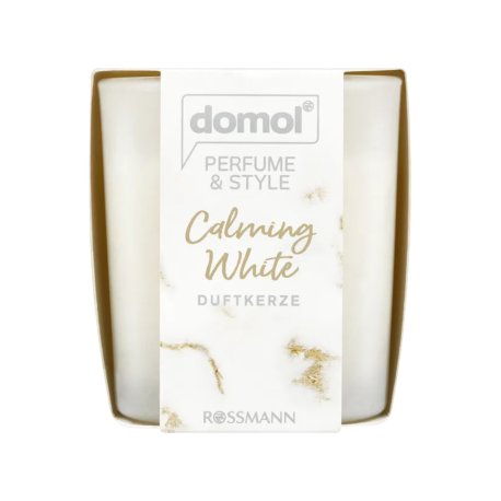 Domol Parfume -  Beroligende Duftlys  Hvid