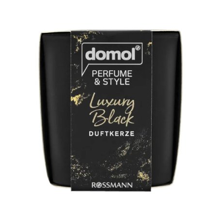 Domol Parfume -  Luksus Sorte Duftlys   Sort