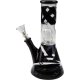 Bong Glas Transparent/sort   20 cm