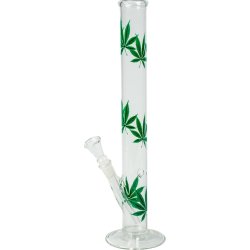 Bong Glas Lige   "Greenline"  H 35 cm