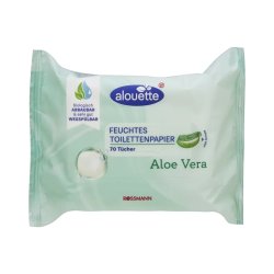 ALOUETTE  Classic Toiletvådservietter  Aloe Vera   70 stk