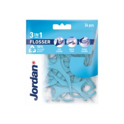 JORDAN 3-in-1 Flosser 36 stk