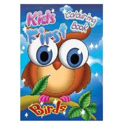 Malebog Kids First Birds - 16 sider   A4