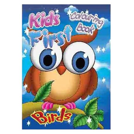 Malebog Kids First Birds - 16 sider   A4