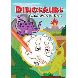 Malebog Dinosaurs - 16 sider   A4