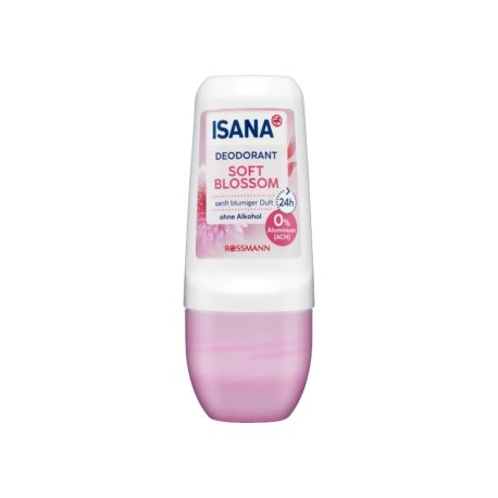 ISANA Deodorant Roll-On Soft Blossom   50 ml