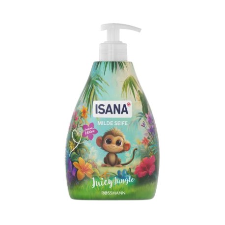 ISANA  Mild Sæbe Juicy Jungle    500 ml