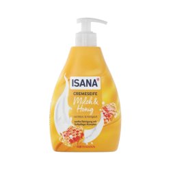 ISANA  Cremesæbe Mælk & Honning    500 ml