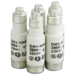 Sikringer 10A D01 5 pk