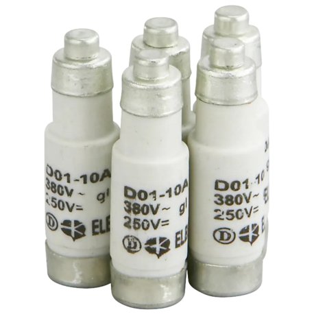Sikringer 10A D01 5 pk
