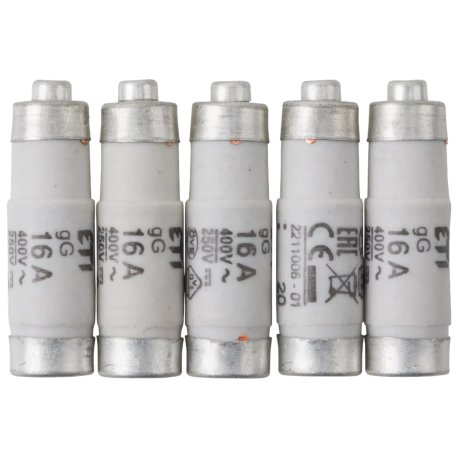 Sikringer 16A D01 5 pk