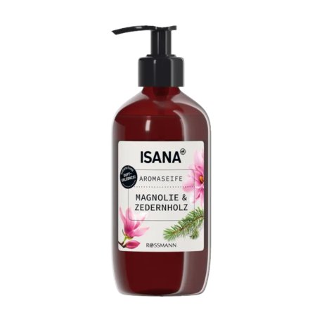 ISANA  Aromasæbe Magnolia & cedertræ    350 ml