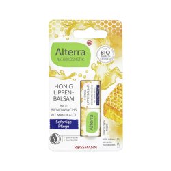 ALTERRA  Læbepomade med honning   5,5 gr