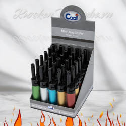 COOL Mini Lightere, Metalliske, Assorterede Farver, 10,5 cm